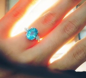 💍 #ring #topaz #diamond #diamonds #gold #justforfun #bluesky #topazblue #love #lovely #iloveyou #clozetteid #beauty #beautyblogger #indonesianbeautyblogger #girlstuff #thankyou