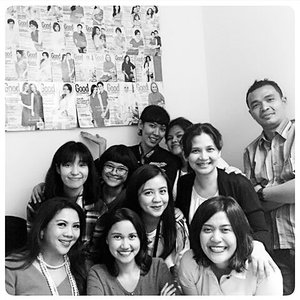 @ghindonesia team yg sudah seperti keluarga sendiri, gonna miss you'll 😢😚🙆
#teamwork #family #friendship #clozetteID #magazine