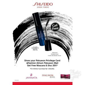 It's time for GIVEAWAAYYY 🎉🎊
Shiseido will giving away 5pcs Full Lash Multi-Dimension Mascara Travel Size for youu!
.
Cara ikutan:
1. Khusus redeem Mascara di Pakuwon Mall Surabaya tgl 15 Juni 2017.
2. Regram poster instagram ini dengan hashtag #BeautyRedefined #ShiseidoIDN
3. Tuliskan definisi arti kecantikan menurut kamu di caption.
.
Akan dipilih 5 pemenang dari Surabaya dan diumumkan BESOK di akun IG ini.
Giveaway ini ngga dipungut biaya apapun, let's joinn girlsss!!
#shiseidoID #clozetteid #shiseidogiveaway #beautyredefined