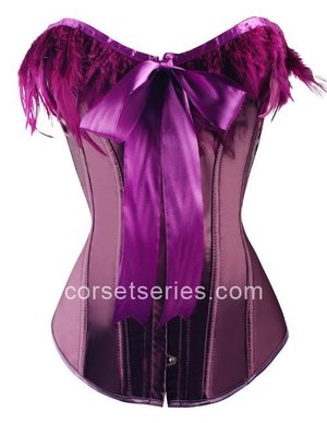 Superior Quality Beautiful Purple Victorian Corset Bustier Tops Shop Online