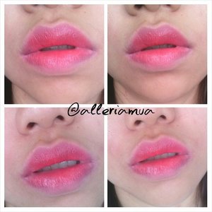 My gradient lips ^^ #mylips #Lotd #gradientlip #withlocalproduct #koreanstyle #alleriamakeupartist #beautyblogger #clozetteid