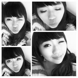 My cute face? Hahahaha... just iseng just fun! #myface #koreansimplemakeup #koreanmakeuplook #justfun #clozetteid #beautyblogger #PhotoGrid