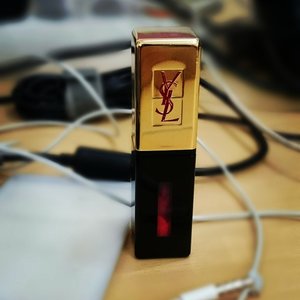 Everyday regular whenever whenever.. 12 Coral Fauve. Pengen beli ini lagi.#ClozetteID #Beauty #LOTD #YSL #Lipstain #Coral