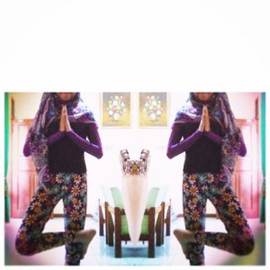 Happy weekend!! Today my outfit ✌ #OOTD #clozetteid #cloZettegirl #hijabootd #purplelegant #purpledition