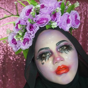Javera Rose inspired by @dustinbailard 💜
.
.
#clozetteid #bloggersurabaya #sbybeautyblogger #nyxfaceawardsindonesia #nyxfaceawards2017 #makeup #beauty