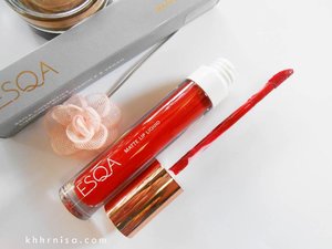 Review Esqa matte lip liquid shade forbidden red udah up di khhrnisa.com! Yuk baca dan ikutan giveaway 2 esqa satin lip crayon di postingan sebelah💜
.
#clozetteid #makeup