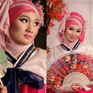 I like to be pinky korean girl with my own hijab... so festive #ClozetteID #GoDiscover #HijabFestive