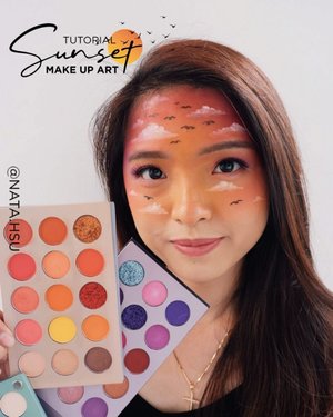 May 12, 2020[TUTORIAL] Sunset make up art 🌅.Make up details :- @getthelookid @lorealindonesia Infallible 24H Fresh Wear- @pixycosmetics Make It Glow That's My Brow- @beautyglazed Color Board Palette- @pixycosmetics Make It Glow Line It Out- Face Paint- @keepcool_global Double Sensational Lip- @blinkcharm.Tools :@imagicofficial.id Sponge@sigmabeauty Brushes (discount 10% : SOR10).Inspo : search on google but didn't know the artist. If you know, please comment below 👌🏻.@tampilcantik @bunnyneedsmakeup @cchannel_beauty_id #clozette #clozetteID #beautiesquad #setterspace #beautybloggerindonesia #beautybloggerid #bloggerceriaid #bloggerceria  #bloggermafia #beautynesiamemberblogger #charisceleb #beautygoersid #bloggerperempuan #sociollabloggernetwork #vsco #vscocam #cchannelbeautyid #cchannelfellas
