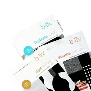 b・liv Bio Cellulose Mask 💻  http://www.indiranyan.com/2017/12/review-bliv-bio-cellulose-mask.html (Bahasa)

ー

b・liv pronounced as Believe was established in 2009. This brand is focused on pores solution. I got to try each variant of their Bio Cellulose Mask : Hydrate Away, Age Eraser, Soothe Me Now. 
Bio Cellulose Mask from @bliv is the most thick of Bio-Cellulose Mask I've tried so far. The mask is sandwiched with protective layer on each side, fabric and thick paper(?) . Essence texture is gel-watery,  absorbed quickly without sticky feeling. Adherence was great and I had these mask for 20 minutes. 🎐Hydrate Away (4.5/5)
My skin felt smoothed, plumped and hydrated until next day (I use this at night and next morning I only wipe my face with toner and skip all my skincare) . 🎐Age Eraser (3/5) 
I only felt my skin slightly hydrated after using this. 🎐Soothe Me Now (3.5/5)
I smell something only from this variant, the scent is floral (?). This mask is lessen redness on my cheeks and I still feel  cooling sensation for 10 minutes after I remove this mask. 
Price is 💲35 for 4 pieces which is expensive for my budget for mask. If this mask is on sale for at least 30% I will repurchase Hydrate Away variant because it's my fav! 
ー
#clozetteid #bliv #blivmask #skincarecommunity #skincareblogger #abcommunity #abskincare #beautybloggerid #indirads  #sheetmaskselfie