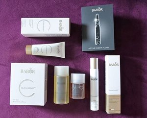 Look what I got from @baborindonesia , the signature products from Babor.And I will make the review soon !...............#clozetteid #skincare #makeup #fashion #lifestyle #Blogger #indonesianblogger #BlogReview #beautyenthusiast #FashionEntusiast #BeautyLovers #FashionLovers #LifeStyleBlogger #beautyblogger #indonesianbeautyblogger #indonesianfemaleblogger #femaleblogger #indobeautyblogger #LifeIsGood #enjoylife #Like4Like