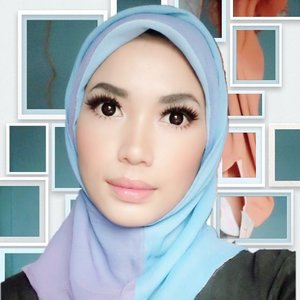 Im using More Sakura Black Circle Lenses. It's comfortable, even for my sensitive eyes.. #clozetteid #motd #hijab #softlens #lens #contactlens