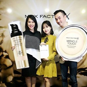 #throwback to @maxfactorindonesia event last week. It was my first time but I had so much fun. Thank you so much @maxfactorindonesia for having me💛💛 #MaxFactorMiracleID #beautyblogger #clozetteid