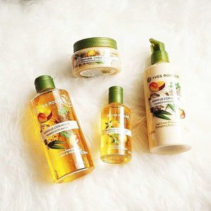 New products review! I'm in love with this Mango and Coriander series by @yvesrocherid 💛 Buat kamu yg masih belum tau, Yves Rocher is a french skin care company that offers products that are botanical and organic. I've tried some of their amazing products and today I'm sharing my experience with you guys! I'm really fond of these new products, works very well and makes my skin super smooth, soft and clean. Wanginya juara banget! So refresing, tahan lama dan bikin mood naik seharian. A strong fruit scent released when I applied it to my skin and the tube was also very handy. Good thing: these lovely products are bottled in an eco-friendly tube + semua produknya Yves Rocher nggak mengandung paraben loh! Good job @yvesrocherid ! My skin felt clean and smooth immediately after wearing these products. I was ready to conquer the day and smelled delicious at the same time😍💛💛🍋🍋 #myLPNstory #ClozetteID #beautyblogger