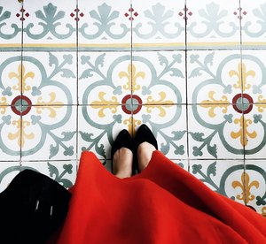 I majorly have a thing for good patterned floors ❤ #ihavethingswithfloors #clozetteid