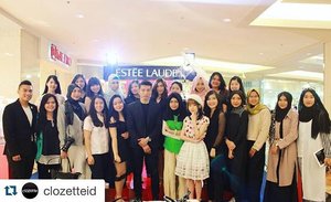 #Repost @clozetteid with @repostapp.
・・・
Thank you for coming our lovely Clozetters. Have a great experience with Justin Lien and Estee Lauder. #clozetteid #makeup #esteelauderxclozetteid