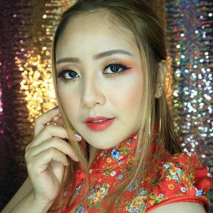 Makeup untuk Sincia/ Imlek / Chinese New Year 💖.TUTORIAL ➡➡ PREVIOUS POST😘.Red and gold sesuai tema.. Bisa jadi salah satu inspirasi makeup nanti 😘 .@morphebrushes  35c & Jaclyn Hill palette@mizzucosmetics Eyeliner@makeoverid eyeliner black@kara.beauty Galaxy palette@nyxcosmetics_indonesia Strobe of genius@inivindy #YANGAJAIBBULUMATA Wiiiii!!@qlcosmetic Matte Lip Cream in Nude Brown@esqacosmetics in Forbidden Red ..Enjoy😘...#fdbeauty  #clozetteid  #universalhairandmakeup #uhmvideo #ivgbeauty #makeupclips  #fiercesociety  #makeuplover #wakeupandmakeup #makeuptips #indobeautygram #makeupaddict  #amazingmakeupart #beautyandhairdiaries #undiscovered_muas #indovidgram #makeupvideo #make4glam #discover_muas  #esqacosmetics #beautygram #beautybloggerindonesia #muablora #indobeautysquad #discovervideos #nyxcosmeticsid #qlcosmetic #glammakeup #morphexjaclynhillpalette