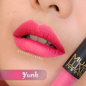 MUA Luxe Velvet Lip Lacquer - Funk💋@kutekmurah ✨  #lipstick  #lip  #lipswatches  #lipgloss  #lipswatch  #thelipswatchchallenge #fotdibb #lotd #lipgloss #makeupaddict  #makeuplover  #anastasiabeverlyhills  #clozetteid  #amazingmakeupart  #lipart  #vladamua #lookamillion  #motdindo #lipstutorial #lipstickaddiction  #lipstickaddict  #lipstickaddicted #mattelipstick  #mattelips #lipsticklover #lipstickjunkie #mualuxevelvet #fdbeauty