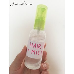 New DIY post is up on my blog! How to make your own Hair Mist at home ❤️ boleh dicoba buat yang rambutnya kering atau yg suka pakai hair mist 😊 dicek dulu di 👉jessicaalicia.com👈 #diy #doityourself #beautyblogger #beautybloggerid #clozetteid #diyhairmist #indonesianbeautyblogger #love