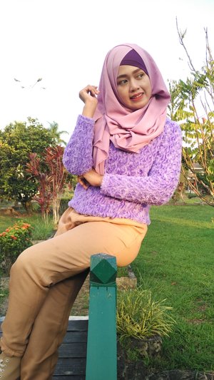 Hello sunday Sweet purple...
#COTW #CIDHijabInspiration #ClozetteID