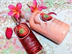 This is body mish strawberry &amp; body pure my FINE FRAGRANCE all day long i love it 