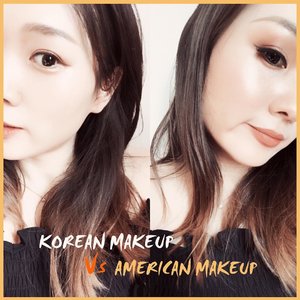 Guys here is a big match!! Which one you want to vote?? Korean makeup or American makeup??!Try answer below the comments👇🏼💋💄.#clozetteid