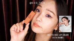 Oh yeah!! Uploading new video “Real review 3CE lipstick 💄 “ @3ce_official Onni recommendation is 👉🏼 1.Matte #221 MELLOW FLOWER2.Heart pot lip #BRICK RED3.Velvet lip tint #GOING RIGHT 4.Velvet lip tint #NEW NUDE-Enjoying the video and which lipstick you want to buy? Please comment on below. Thank you 💋💋#clozetteid