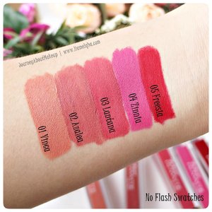 No Flash Arm Swatches of  @purbasarimakeupid Hi-Matte Lip Cream. Review on www.liamelqha.com or bit.ly/Purbs-liamelqha yah. Happy reading 😊*****Thankies @beautiesquad X @purbasarimakeupid 😊.*****#Purbasari_HiMatte#PurbasariBeMatte#meetyourtruemate#BeautiesquadXPurbasari #ClozetteID