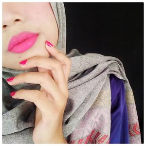 Feelin' pink 
Lips : @purbasarimakeupid Hi Matte Lip Cream in Zinnia
Nails : @f2f.cosmetics Xoxo Nail Polish in 06
Cari reviewnya? Ada semua kok di #JurnalSaya 
#BeautyThings #IndonesianHijabBlogger #BeautyBlogger #clozetteid #lipstickaddict