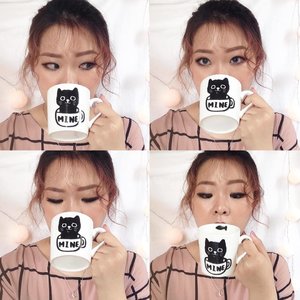 Where's my coffee? ☕️🙄 • • • • • • • • • • • • #clozetteID #FDBeauty #selfie #makeup #instabeauty #beauty #mua #selfmakeup #fotd #eotd #monolid #look #todayslook #koreaneyebrow #broembroidery #sulamalis  #instamakeup #collage #curlyhair #hairstyle