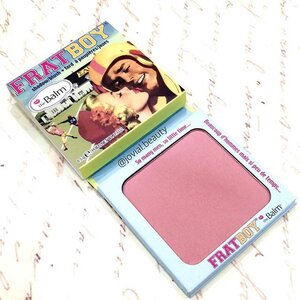 A closer look of @thebalmid #blush in Frat Boy ✨ what's your favourite blush? #jovialbeauty #makeup #clozetteid #flatlay