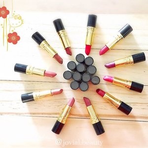 #lipstick #galore @revlonid 💄 #jovialbeauty #clozetteid #clozetter #Revlon #lipstickcollection