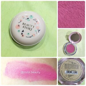 @mybeautystoryid Sweet Lips & Cheek in Rose 🌹 it makes a naturally pretty blushing cheek 👍 my perfect color for #blush so far ☺️ #jovialbeauty 💕 #clozetteid #makeup #flatlay #swatches