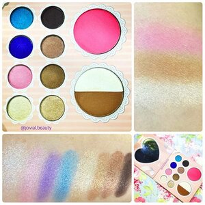 Here are the hand #swatches of #BHCosmetics That's Heart Palette ✨ The first row of the eyeshadow from the left & the black color (which turned out to be dark brown) are not as pigmented as I expected them to be. Only the neutral colors are quite pigmented. But I love the blush & the contour, they are not too bold in color / as sheer as I expected; coz I don't like too strong color for the cheek ☺️ overall, I found it jus OK 🌸 but, it is still a pretty collection to get and keep 💕 love the packaging, it's #pink and cute 😍 #jovialbeauty #minireview #clozetteid #makeup #flatlay