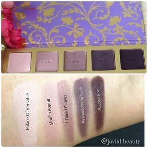 Here is the arm #swatch of the first row of the #Tarte palette ✨ #jovialbeauty  #clozetter #clozetteid #makeup  #makeuphaul  #beautyhaul  #flatlay #s4s #bblogger #bbloggerid #beautylover #beautyaddict #beautyaddict #beautyjunkie #beautyblogger #beauty #indobeauty #indomakeup #indobeautygram #indobeautyblogger #makeuptalk #makeuplover #makeupaddict #rebmakeup33 #zebbyzelf #beautybuffet #beautymusthave