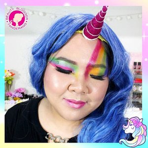 Well,  enough with the talking,  here is my #UnicornMakeUp 💖 What do you think? Swipe left to see the result from my @beautyblogger.tangerang
girls 😍 .
.
#blossomshine #bornunicorn #beautybloggertangerang #BBTMonthlyCollab #MarchCollab #makeupkolaborasi #makeuptalk #bunnyneedsmakeup #tampilcantik #beautyguruindonesia #clozetteid #beautycommunity #indobeautygram