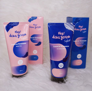 #deahamdanreview @heydeuxyeoza_official Rapunzel Hair Day& Night---6in1 treatment in one products!👏🏼👏🏼Claims to be 'No More Hair Salon For Treatment' Day & Night Intensive Self-Care for damaged hair such as Dyed or Perm, Frizzy, Split Ends, Uv Damaged, Breakage, Dry---Verdicts:- I love the packaging & it smells really nice- I prefer the 'Moist Day', it makes my hair very soft and smells nice compare to 'Enriching Night' since I don't really like overnight sticky feeling on my hair. Eventho, in the morning, your hair will looks friggin' amazin (like... Trust me, your hair will be very smooth, shining, and bouncy). But still... I think it's my own problem😂😂😂---If you are curious, you can purchase this product on: http://hicharis.net/deahamdan/3lk---#rapunzelhair #heydeuxyoeza #charis #chariscelebedition #charisceleb @charis_official #clozetteid #lykeambassador