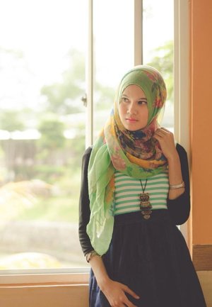 #ClozetteID #VintageLook #IndosatSnap #Hijab #VintageLook, #IndosatSnap