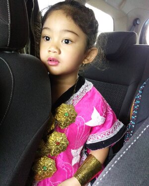 Anak ucul ini udah ngga demam yeaaay, alhamdulillah. 😘💕 #clozetteid #nayandraalishalatief