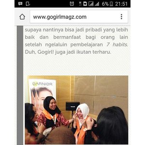 @gogirlmagz online 💋💋💋. http://www.gogirlmagz.com/blog/detail/garnier-academy-project-1-week-event-report-day-3-4.html#instalike #indonesianbeautyblogger #beautyblogger #clozetteID #clozetteambassador