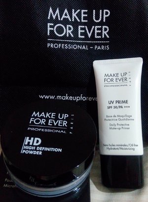 New HD powder and UV prime for flawless make up <3