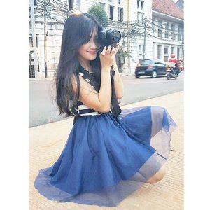Happy Sunday! I'll capture you in a beautiful way~

#ootd #ootdmagazine #stripes #tulle #tutuskirt #blue #redshoes #fairytale  #fashion #fashionista #fashionid #fashiondiaries #instastyle #aboutalook #photoshoot #vintage #kotatua #Jakarta #modern  #ClozetteAmbassador #clozetteID @clozetteid #ootindo #lookbookindonesia @lookbookindonesia #formaldaily #beritafashion