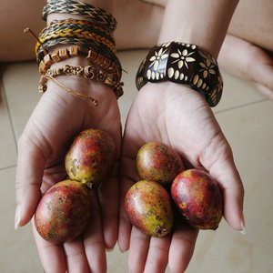 The bracelets and the fruits of Papua😊👍 Fruit Matoa (Pometia pinnata) is a typical fruit of indigenous Papuans. Matoa trees grow tall, and its wood could be for furniture or frame - frame house. 😊The fruit is a seasonal fruit which bear fruit in September-October.The flavor is hard to define, such as between a sense of lychee and rambutan fruit. There is also a very sweet taste like fruit kelengkeng. Some call it hairless rambutan 😁#Matoa #Fruit #Papua #Indonesia #Sentani #Jayapura #PesonaSentani #WonderfulIndonesia #Pesonaindonesia #IndonesiaOnly #travel #traveling #instagood #lifestyle #adventures #photooftheday #fashion #bracelets #accessories #clozetteambassador #ClozetteID #@clozetteID