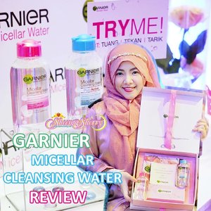 🍒 ماشاءالله، تبارك الله 🍒 .[NEW BLOG IN 🇮🇩🇬🇧] BUAT YANG SUKA MAKEUPAN, BACA YA! 😻Cleansing Makeup is even EASIER for me now!!! I gave rating 5/5 for this product, Garnier Micellar Cleansing Water from @garnierindonesia !!! 😻😻😻😻 CLICK THE LINK IN MY BIO TO FIND OUT WHY I LOVE THIS PRODUCT! MUST READ! .🐰🌙 www.sheemasherry.com 🐰🌙