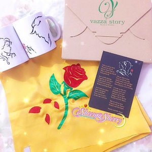 What I got from "Beauty & The Beast" Movie event last Sunday 💛🌹💛🌹💛 Thank you so much @indoharrypotter , @gilafilmid , @penerbitmizan & of course, @vazzastory for the VERY BEAUTIFUL BELLE-INSPIRED HIJAB 💛🌹💛🌹💛🌹 (check their shop if you want one like mine too!)
.
.
#moviemuggle #indoharrypotter #gilafilm #penerbitmizan #vazzastory #BeautyandtheBeast #beourguest