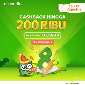 Whoopsiee!! Any late owl here? Maybe today is your lucky day 🍀 cause it's @tokopedia 8th anniversary celebration and they are giving out cashback up to 200k ❤️❤️❤️ mark your calendar and don't miss out!! More about it on the blog! Spread the good news beautiful people... .
.
-
HAPPY SHOPPING 🛒 Direct link on my bio 🔝
.
.
.
#tokopedia #shopping #AD