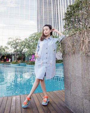 Simple is Good ! A denim shirt dress is a good option for those you want to look chic without much effort 🥰
.
-
Use my code STEVIE5 to get additional 5% off  on all @chicgirl.id  collections 🤩 This month’s promotion is Buy 1 Get 1 ❤️❤️❤️
.
.
.
.
.
.
.
.
.
.
.
.
. 
#photooftheday #ootd #wiwt #steviewears #exploretocreate #clozetteid #ootdstyle #ootdinspiration #love #lookbookindonesia #fashionblogger #style #whatiwore #collabwithstevie #stylefashion #streetfashion #chicgirls #streetinspiration #zalorastyleedit