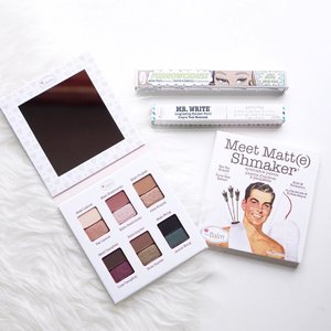 Meet the newest eyeshadow collection from @thebalmid Meet Matt(e) Shmaker !! Making it the perfect everyday day / night eyeshadow palette ❤️ it has a lot of shades which make it very versatile 😍😍
.
.
.
#makeup #clozetteid #tampilcantik #beauty #shotbtstevie #flatlay