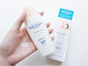 Skin Aqua sun cream :) very light water like formula 💦 protect your skin from harmful uv rays ☀️ 