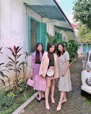Matchy spring outfit with these ladies whom I call sisters 🌸❤️. 

Have a great midweek by the way! ✨

#springoutfit #matchymatchy #ClozetteID