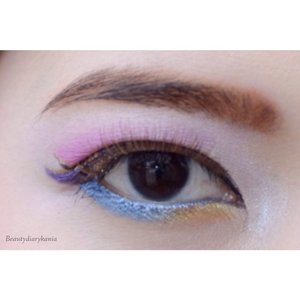 This is what I did last summer 
#eotd #fotdibb #clozette #clozetteid #makeup #summer #colourfull #potd #beauty #beautyblogger #blogger #bestoftheday